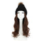 Gorra Negra Marrón Claro