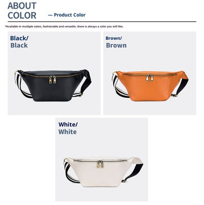Bolso Mensajero de Cuero Genuino para Mujer - Gran Capacidad, Estilo Casual - Image 18