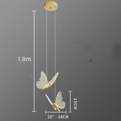 Lámpara Colgante Mariposa Minimalista para Mesita de Noche - Image 6