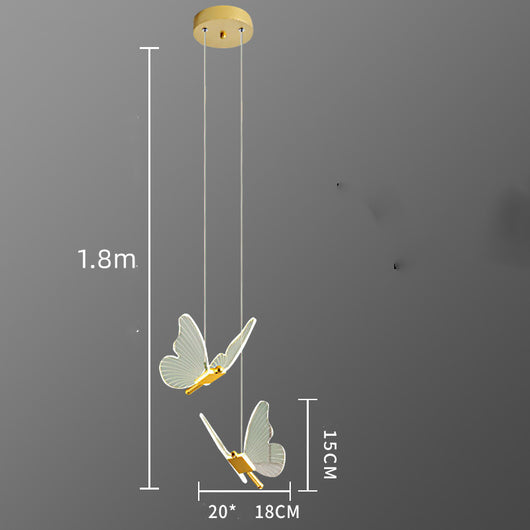 Lámpara Colgante Mariposa Minimalista para Mesita de Noche - Image 6