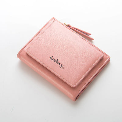 Monedero Compacto de Cuero Charol - Elegancia en tu Bolsillo - Image 2