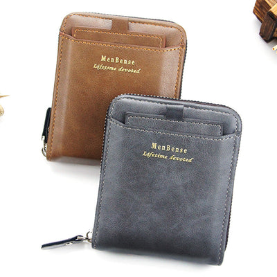 Billetera Compacta para Hombre con Múltiples Compartimentos y Cierre de Cremallera - Image 9