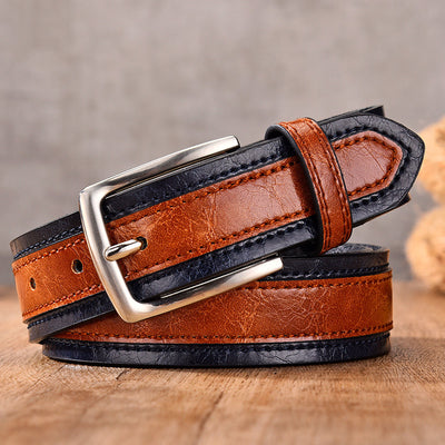 Cinturón Casual para Hombre con Juego de Colores - Image 7