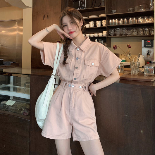 Mono Denim Ajustado para Mujer - Estilo Casual Versátil - Image 10
