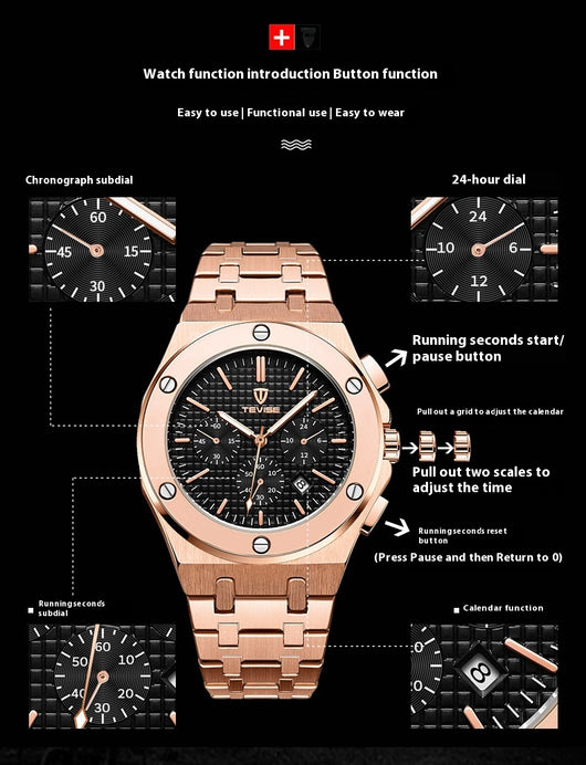 Reloj Mecánico Automático de Lujo para Hombre - Image 10