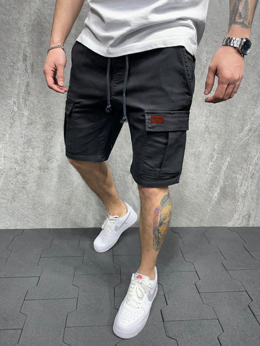 Pantalones Cortos de Trabajo Talla Grande Algodón Holgados