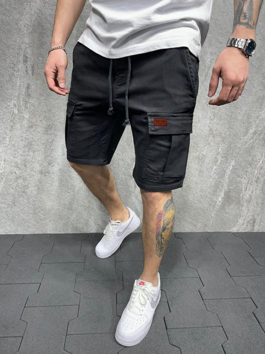 Pantalones Cortos de Trabajo Talla Grande Algodón Holgados
