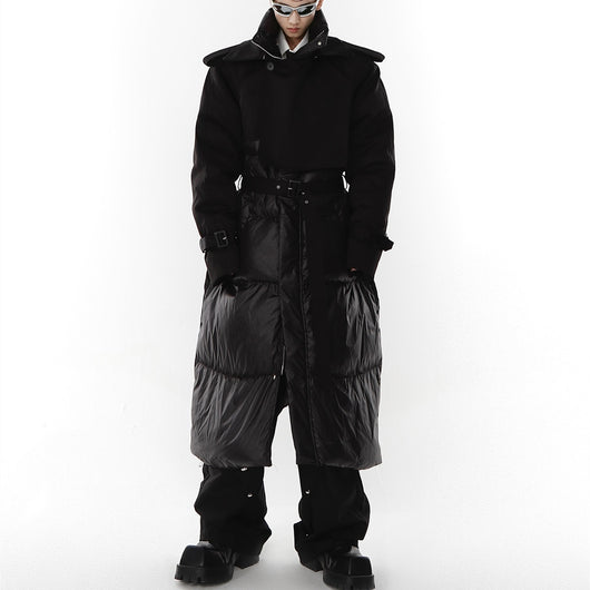 Chamarra Acolchada Desmontable con Falso Doble Pecho para Hombre - Image 7