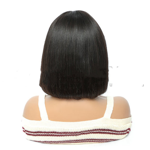 Peluca Bob Corto para Mujer - Cabello Real Natural