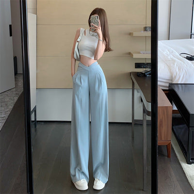 Pantalones Anchos Mujer Verano Talle Alto Tejido Calado - Image 12