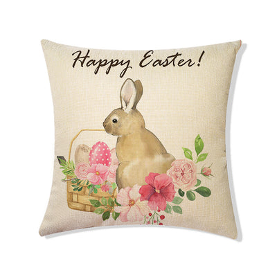 Almohada Decorativa de Lino para Pascua - Sofá y Dormitorio - Image 8