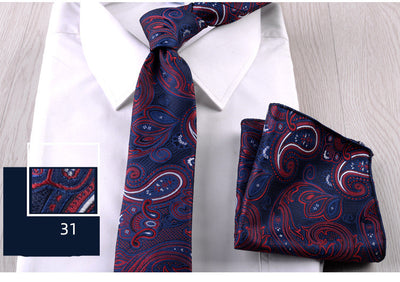 Combo Corbata y Pañuelo de Bolsillo para Hombre Profesional - Image 32