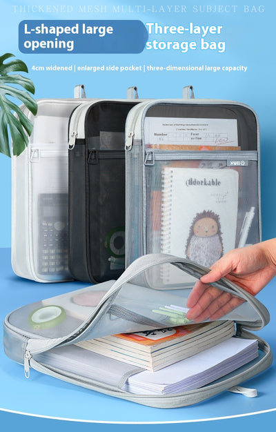 Bolsa Organizadora Transparente para Documentos y Pruebas - Image 11