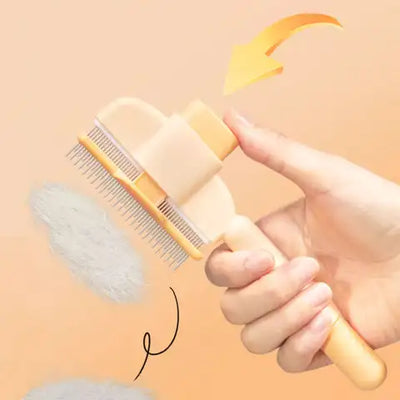 Cepillo Deslanador para Perros con Eliminación de Pelo de Un Clic - Image 11