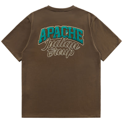 Camiseta Hombre Bordado Letras Americanas - Image 7