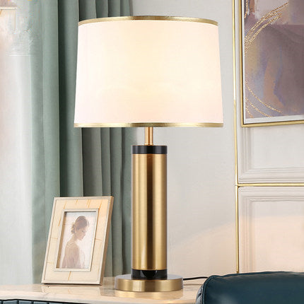 Lámpara de Mesita Nórdica Lujo Americano para Dormitorio Principal