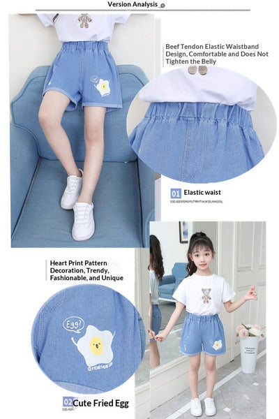 Shorts de Mezclilla para Niñas - Versátiles y Perfectos para Actividades al Aire Libre - Image 23