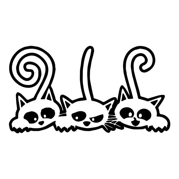 Adhesivo Decorativo de Gato para Auto - Personalidad y Estilo - Image 5