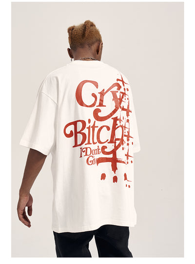 Camiseta Oversize Suelta Hip-hop Street Estampado Spoof - Image 14