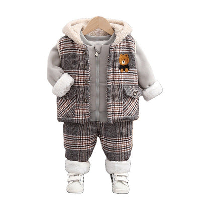 Conjunto de Tres Piezas Infantil Velvet Premium - Image 15
