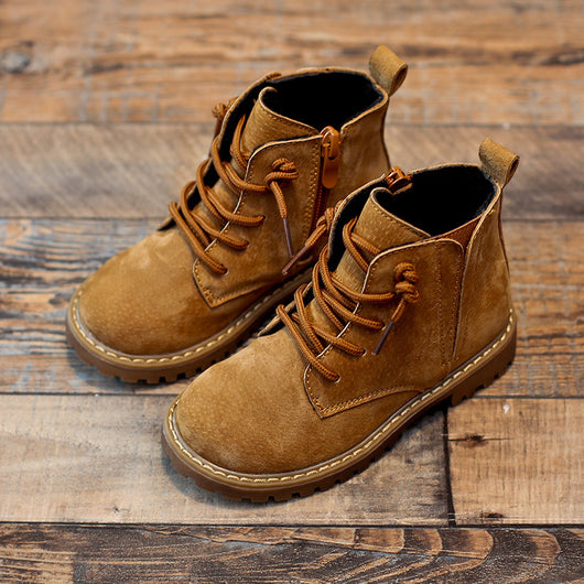 Botas Militares Martin para Niños y Adolescentes - Estilo Negro Clásico - Image 4