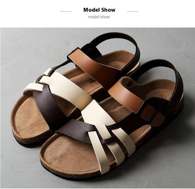 Sandalias Hombre Diseño Calado con Corcho Natural - Image 13