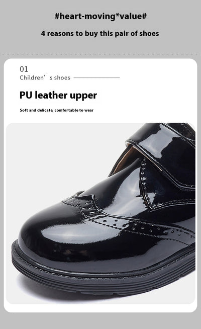 Zapatos de Cuero para Niños con Suela Suave y Flexible - Image 11