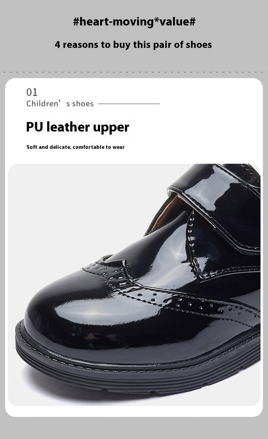 Zapatos de Cuero para Niños con Suela Suave y Flexible - Image 11