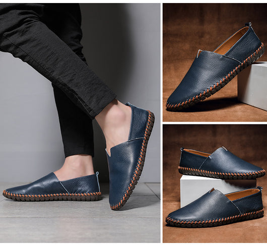 Mocasín de Cuero Gommino con Capas para Hombre - Image 11