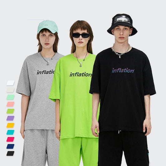 Playera Estilo Urbano con Letras Láser Deslumbrante para Hombre - Image 2