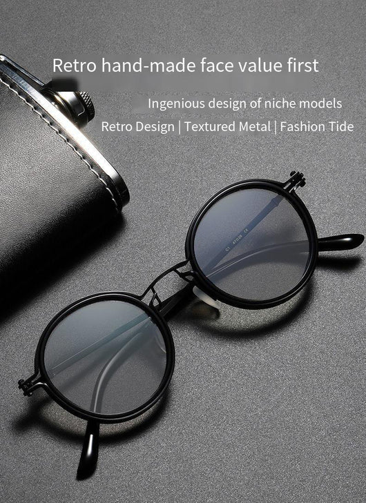 Gafas de Sol Redondas Punk Metal para Hombre - Image 14
