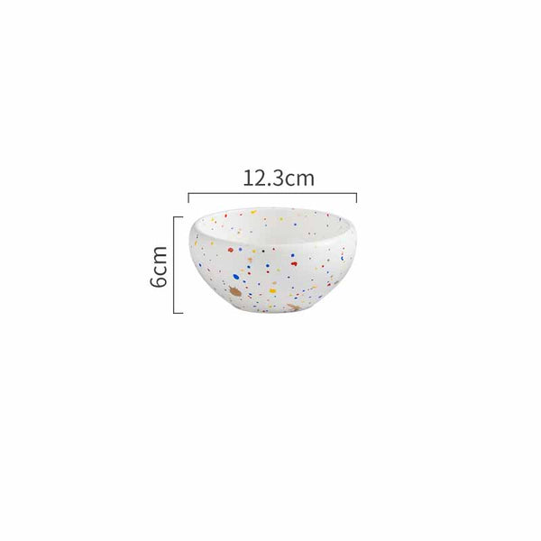 Plato de Cerámica Terrazzo - Vajilla Moderna para el Hogar - Image 2