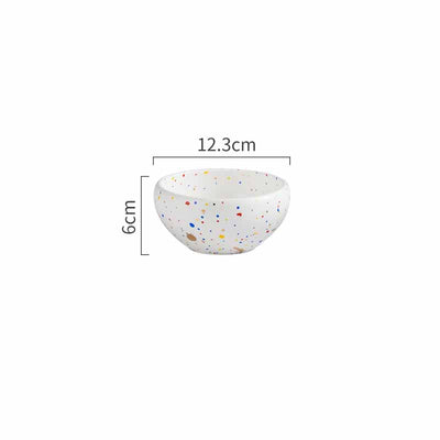 Plato de Cerámica Terrazzo - Vajilla Moderna para el Hogar - Image 2
