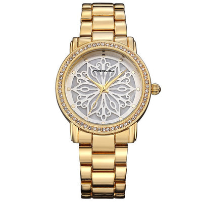 Reloj Elegante para Mujer con Banda de Acero y Diamantes - Image 5