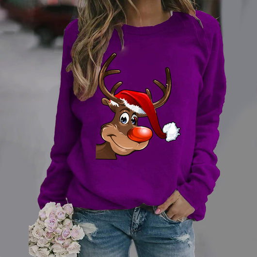 Suéter Navideño Estampado Cuello Redondo Manga Larga - Image 8