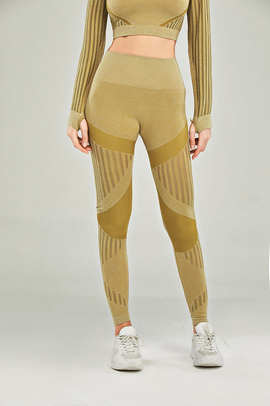 Leggins Levantacaderas Peach con Malla Deportiva - Image 7