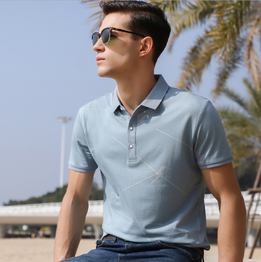 Camisa Polo de Algodón para Hombre con Solapa - Image 9