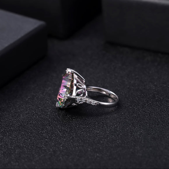 Anillo de Piedras Preciosas de Formas Especiales para Mujer - Joyería de Lujo Personalizada