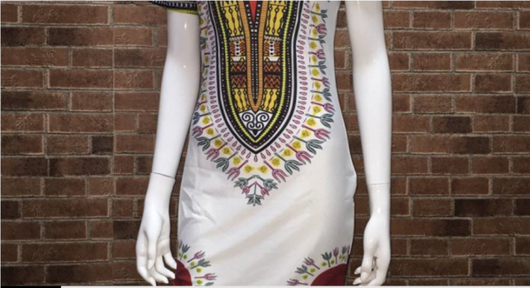 Vestido Étnico Estampado de Poliéster para Mujer - Image 7
