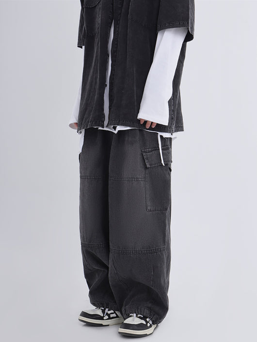Jeans de Trabajo Holgados Efecto Desgastado - Image 35