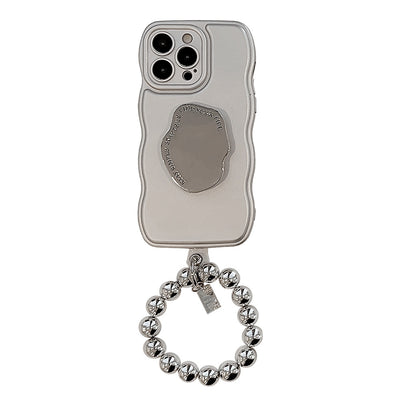 Funda Protectora para Teléfono con Soporte Metálico Plateado - Image 6