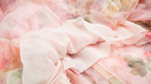 Falda Swing de Gasa Estampada con Corte Irregular - Image 14