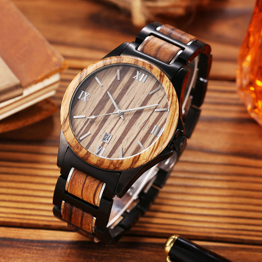Reloj de Cuarzo para Hombre con Sándalo Negro - Image 30
