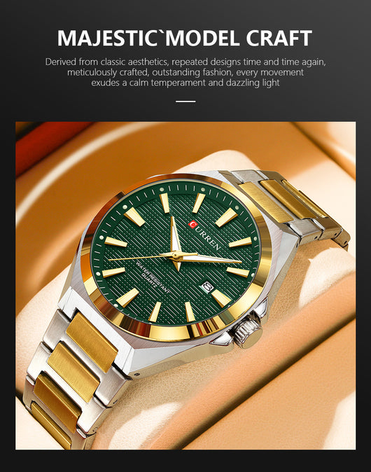 Reloj Minimalista Retro para Hombre con Esfera Grande - Image 9