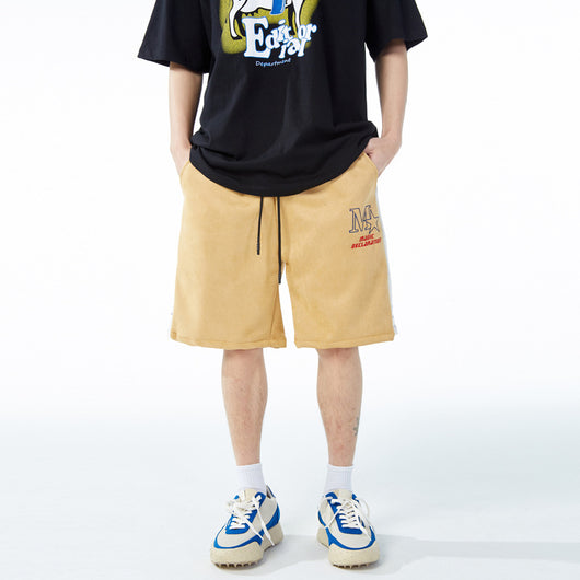 Shorts Deportivos Hombre Estrella Bordada Estilo Hip-hop Sueltos