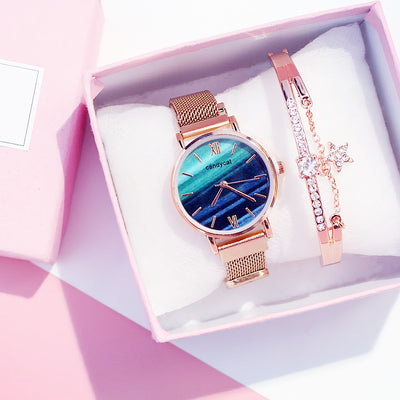 Reloj de Moda Retro con Diseño de Mármol para Mujer - Image 13