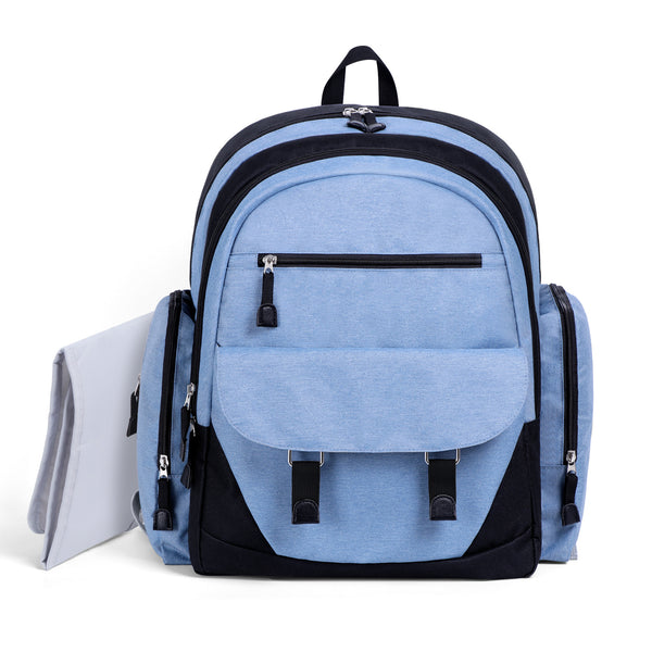Bolsa Maternal Impermeable de Gran Capacidad con Cambiador y Doble Cierre