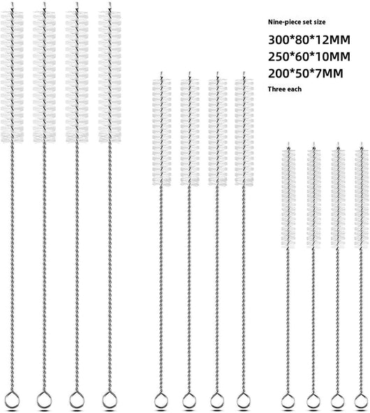Juego de Cepillos de Limpieza Nylon con Acero Inoxidable - Image 9
