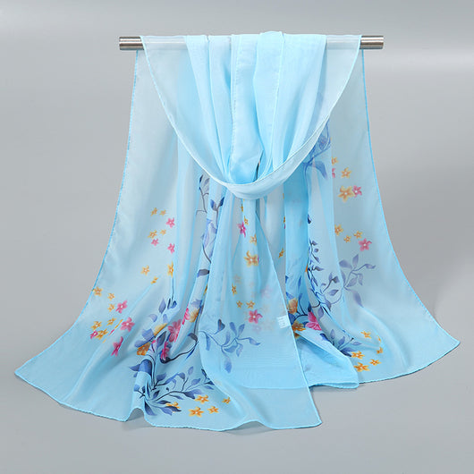 Pañuelo de Seda Chiffon Elegante para Mujer - Image 15