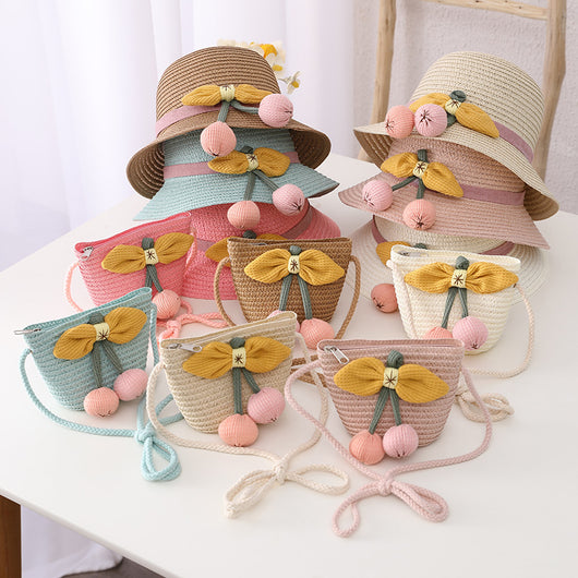 Sombrero de Paja Protección Solar para Niñas - Diseño Veraniego - Image 15